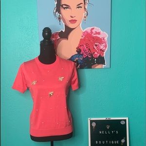 Orange beautiful blouse